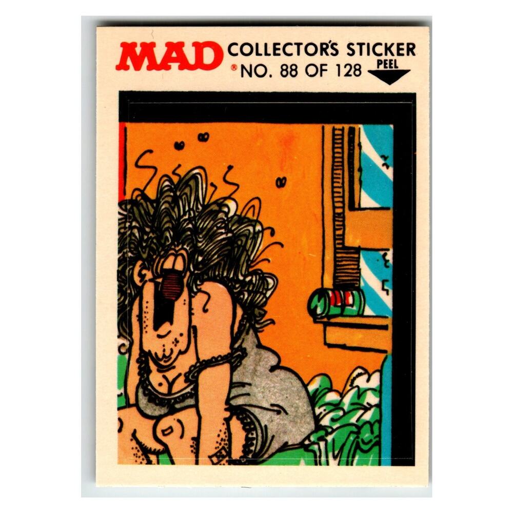MAD Collector's Sticker No. 88 of 128 1983 E.C. Publications